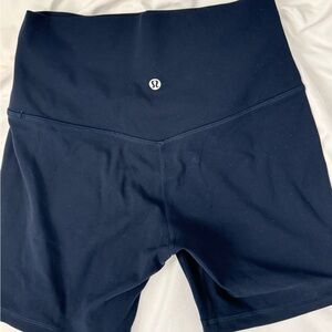 Size 6 Navy Blue 6” Align biker shorts , good condition
